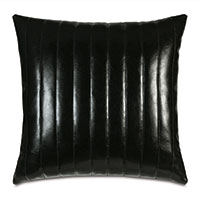 Zelda Faux Leather Decorative Pillow