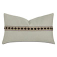 Steeplechaser Diamond Tape Decorative Pillow