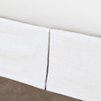 Leonara White Pleated Skirt Panels