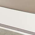 Tessa Ivory/Brown Skirt Panels