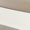 Tessa Ivory/White Bed Skirt Panels