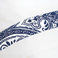 Adelle Percale Sheet Set In Marine
