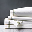 Tessa White/Aqua Sheet Set
