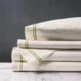 Enzo Ivory/Lime Sheet Set