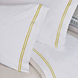 Enzo Satin Stitch Sheet Set in Daffodil