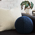 MARL DECORATIVE PILLOW IN INDIGO