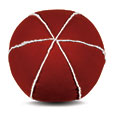 Tenenbaum Ball Decorative Pillow in Rust