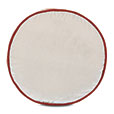 Tenenbaum Swirl Tambourine Decorative Pillow in Rust