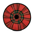 Tenenbaum Plaid Tambourine Decorative Pillow