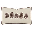 Lodge Pinecones Decorative Pillow