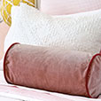 Uma Velvet Bolster in Pink