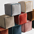 Uma Cube Decorative Pillow in Gray