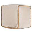 Uma Cube Decorative Pillow in Ivory