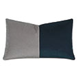 Uma Colorblock Decorative Pillow in Peacock