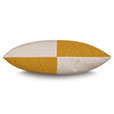 Uma Colorblock Decorative Pillow in Mustard