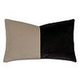 Uma Colorblock Decorative Pillow in Monochrome