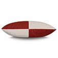 Uma Colorblock Decorative Pillow in Rust