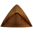 Uma Pyramid Decorative Pillow in Gold