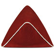 Uma Pyramid Decorative Pillow in Rust