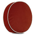 Uma Tambourine Decorative Pillow in Rust