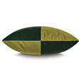 Uma Colorblock Decorative Pillow in Lime