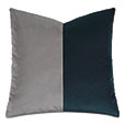 Uma Colorblock Decorative Pillow in Peacock