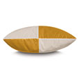 Uma Colorblock Decorative Pillow in Mustard