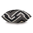 Jacinto Chevron Decorative Pillow in Peppercorn