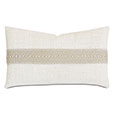 Dainty Embroidered Border Decorative Pillow