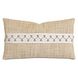 Lilo Embroidered Border Decorative Pillow