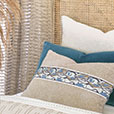 Uzi Trompe Loeil Border Decorative Pillow