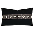 Cadenza Geometric Border Decorative Pillow