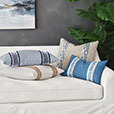 Osiris Raffia Border Decorative Pillow