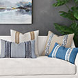 Osiris Raffia Border Decorative Pillow