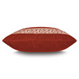 Uma Graphic Border Decorative Pillow In Rust