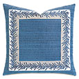 Chauncey Embroidered Border Decorative Pillow