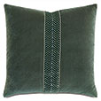 Uma Chevron Border Decorative Pillow In Pine