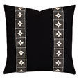 Cadenza Geometric Border Decorative Pillow