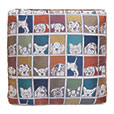 Lucky Dog Multicolored Floor Pillow