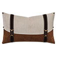 EQUESTRIAN COLORBLOCK DECORATIVE PILLOW