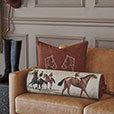 EQUESTRIAN BOLSTER WITH HANDLES