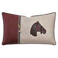 EQUESTRIAN LASERCUT DECORATIVE PILLOW