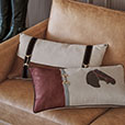 EQUESTRIAN LASERCUT DECORATIVE PILLOW