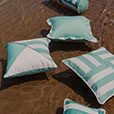 SAIL FLANGE DECORATIVE PILLOW IN SKY