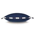 WICKING FLANGE DECORATIVE PILLOW IN INDIGO