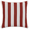 RIPTIDE GEOMETRIC DECORATIVE PILLOW IN RED