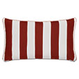 RIPTIDE STRIPED DECORATIVE POLLOW IN RED