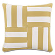 RIPTIDE GEOMETRIC DECORATIVE PILLOW IN SUNSHINE