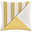 SAIL COLORBLOCK DECORATIVE PILLOW IN YELLOW