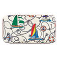 SARDINIA NAUTICAL DECORATIVE PILLOW IN CLOUD